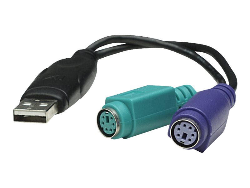 MANHATTAN Konverter 1-Port Dual PS/2 -> USB 15cm    schwarz retail
