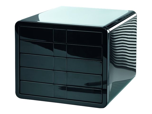 HAN Schubladenbox iBox schwarz 1551-13, DIN C4 mit 5 Schubladen HAN Schubladenbox iBox schwarz 1551-13, DIN C4 mit 5 Schubladen