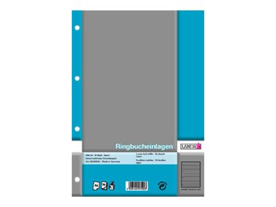 herlitz Ringbucheinlagen A4 liniert, 50 Blätter