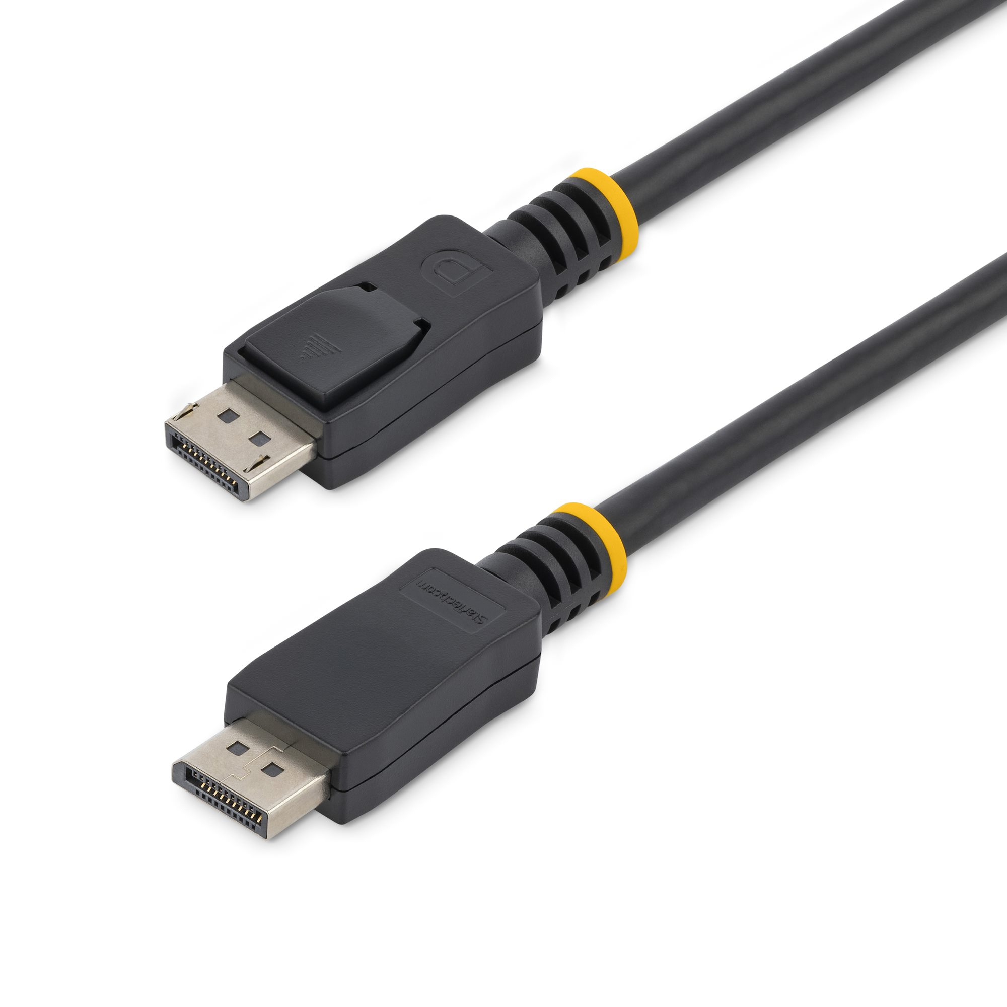 STARTECHCOM 2m Certified DisplayPort 12 Cable with Latches MM DisplayPort 4k with HBR2 support High Resolution DP to DP Cable