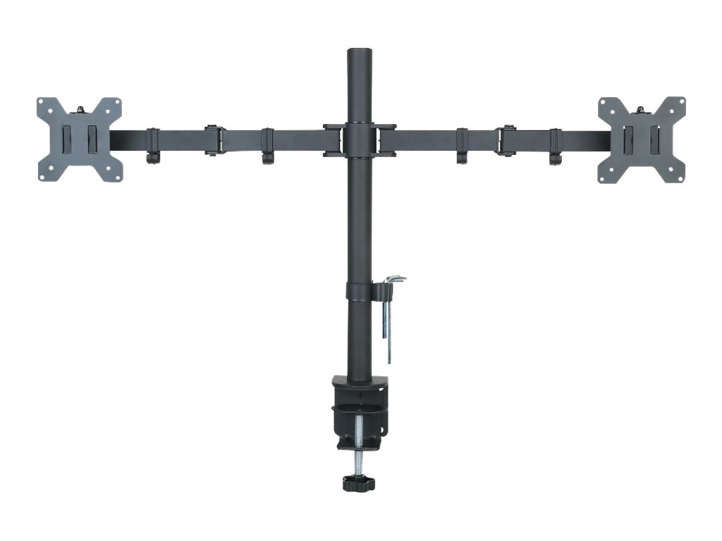 TECHLY Schreibtischhalterung fuer 2 LCD TV LED 38,1cm-68,58cm 15-27Zoll Seite an Seite mit Klemme TECHLY Schreibtischhalterung fuer 2 LCD TV LED 38,1cm-68,58cm 15-27Zoll Seite an Seite mit Klemme