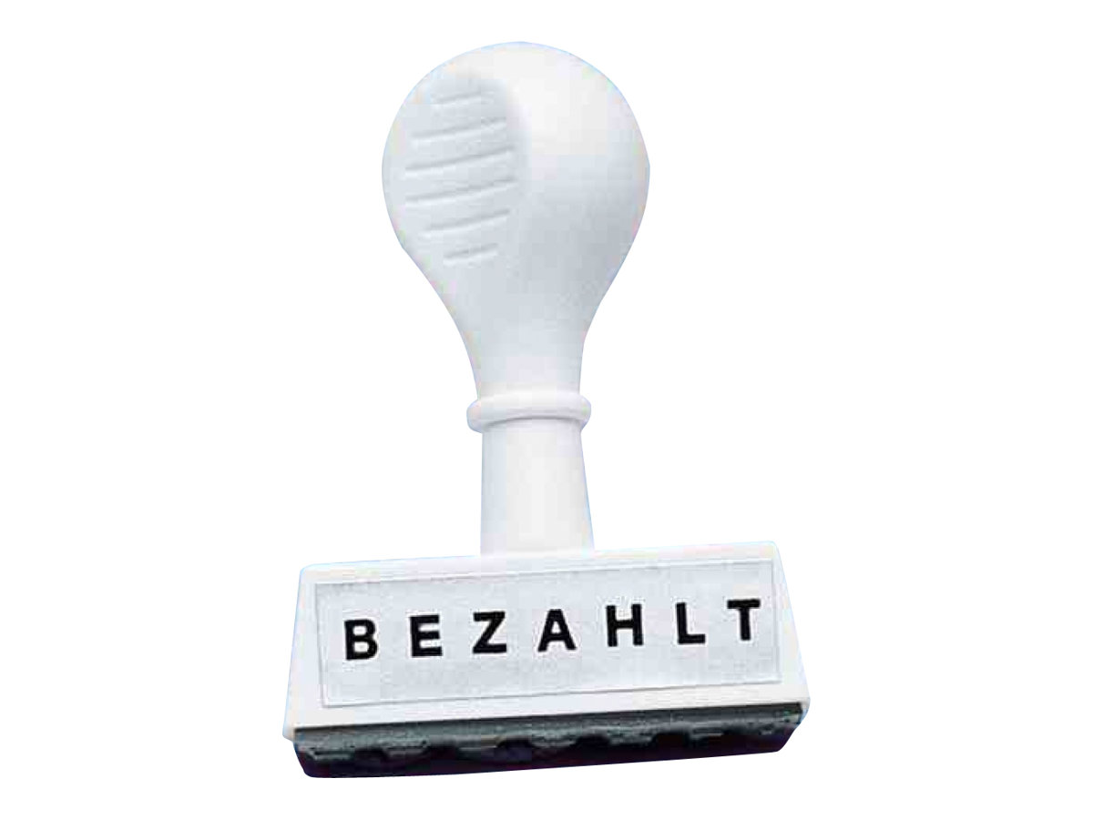 WEDO Textstempel Bezahlt ohne Logo, 1 St. WEDO Textstempel Bezahlt ohne Logo, 1 St.