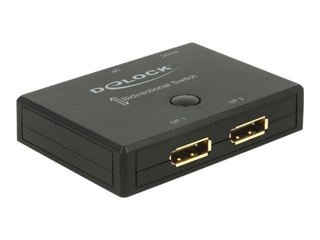 Delock Switch Displayport 2 - 1 bidirektional 4k 60 Hz