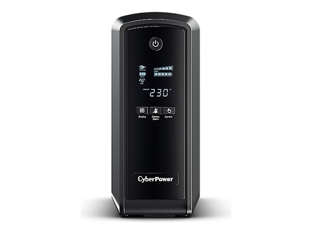 CYBERPOWER CP900EPFCLCD 900VA/540W Line-Interactive Sinuswelle USB LowNoise 6x Schuko komp. zu QNAP TS-251 SYNOLOGY DS216