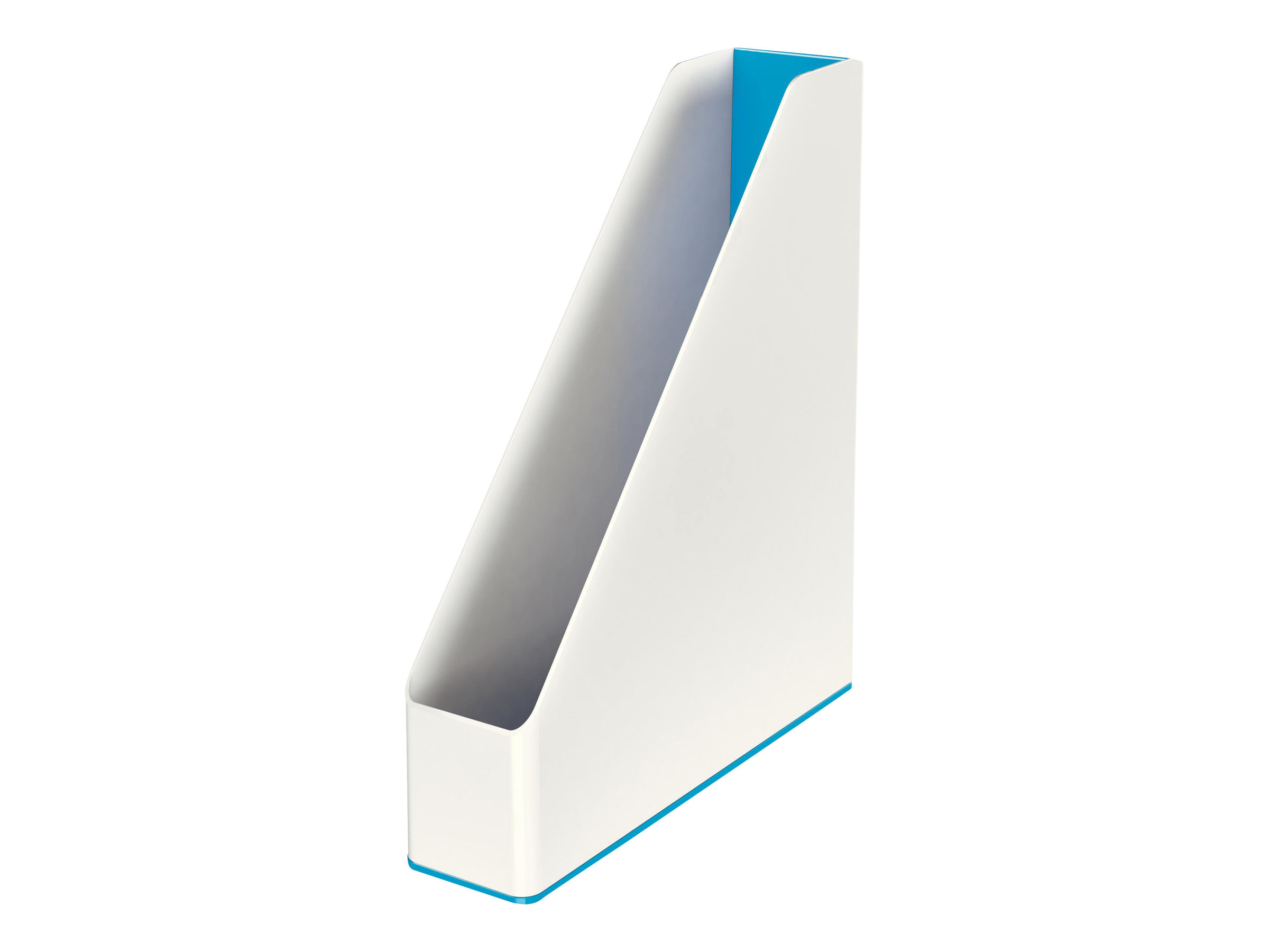 LEITZ Stehsammler WOW Duo Colour 53621036 perlweiss/blau Kunststoff, DIN A4 LEITZ Stehsammler WOW Duo Colour 53621036 perlweiss/blau Kunststoff, DIN A4