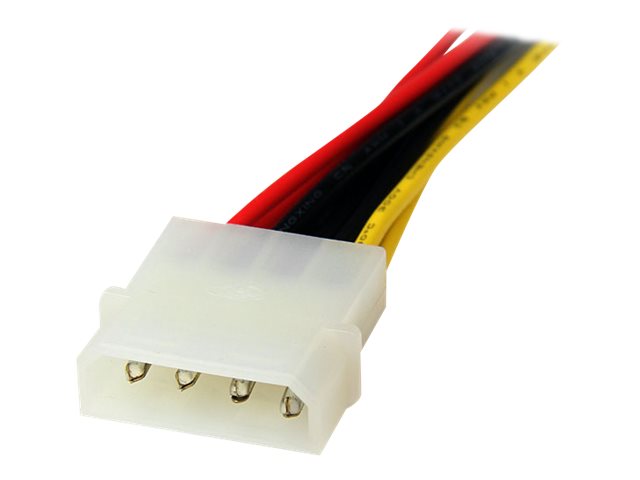 StarTech.com SATA Y-Stromkabel - Splitter Power Y-Kabel mit 2 x SATA intern 1 x Molex (Stecker) 2 x SATA Power (15 pin) Buchse 30cm - Netzteil