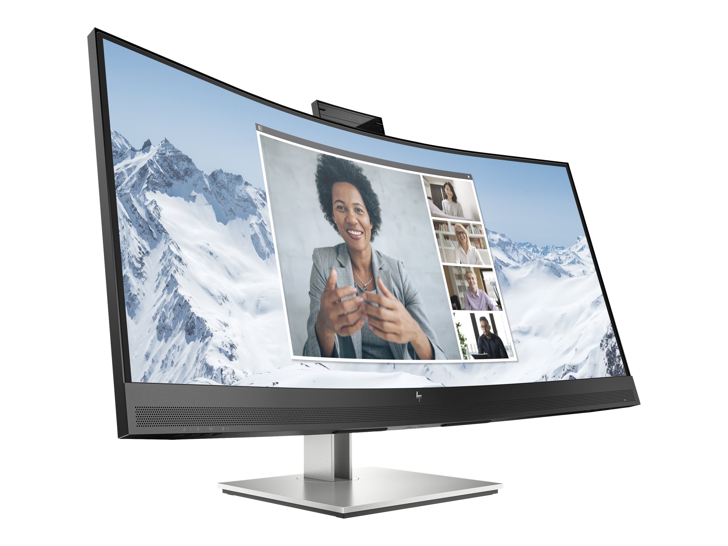 HP E34m G4 86,3cm 34Zoll WQHD Curved Display 3440x1440 Webcam HDMI USB-C USB hub DisplayPort