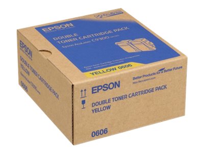 EPSON AL-C9300N Toner gelb Standardkapazität 2 x 7.500 Seiten 2er-Pack