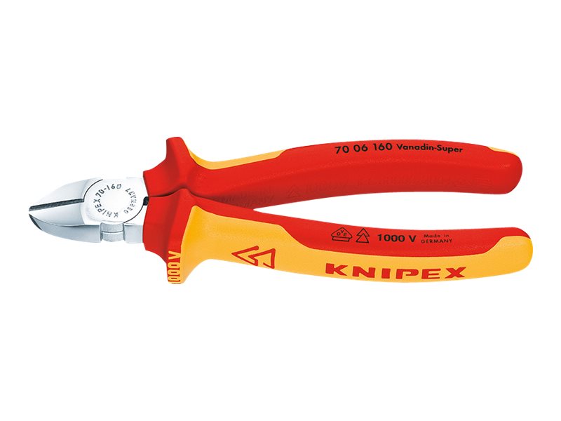 Knipex Seitenschneider chrom isol. 160mm VDE 1000V