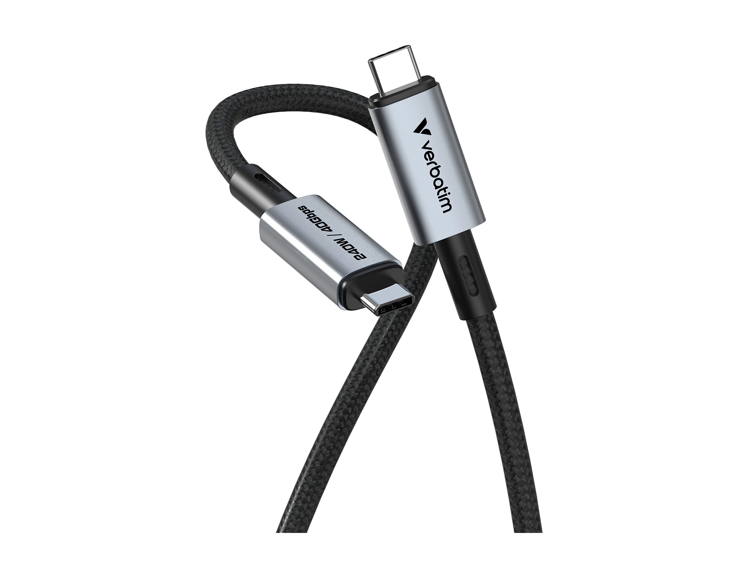 Verbatim Sync & Charge USB C to USB C 240W 40 Gbps120 cm