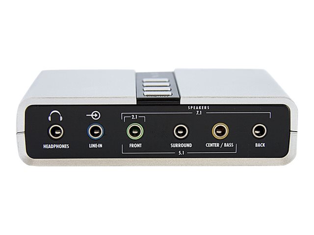 StarTech.com Audioadapter ICUSBAUDIO7D - USB-B/Mini-Jack, Toslink