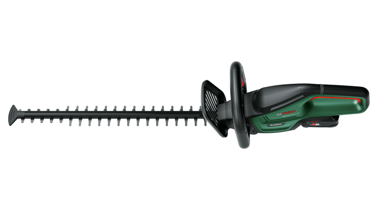 AKTION BOSCH Home Garden UniversalHedgeCut 18V50 AkkuHeckenschere 18,0 V, mit 1 Akku mit Praemie nach Registrierung