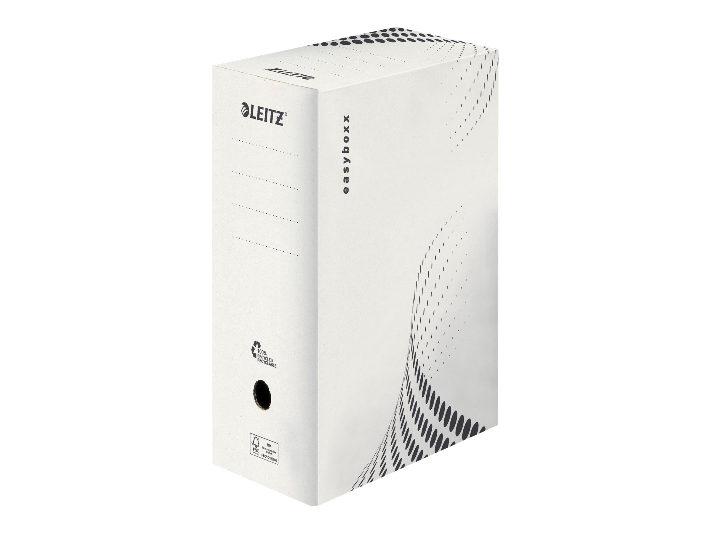 25 LEITZ Archivboxen easyboxx weiss 15,0 x 35,0 x 25,0 cm