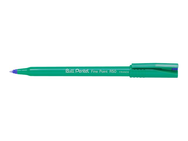 Pentel Ball R50 Tintenroller gruen 0,4 mm, Schreibfarbe: blau, 12 St. Pentel Ball R50 Tintenroller gruen 0,4 mm, Schreibfarbe: blau, 12 St.