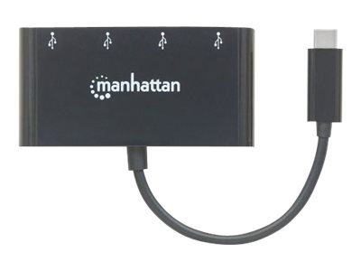 MANHATTAN USB 3.1 Gen 1 Typ C Hub 4 USB Typ A-Ports Stromversorgung ueber USB MANHATTAN USB 3.1 Gen 1 Typ C Hub 4 USB Typ A-Ports Stromversorgung ueber USB