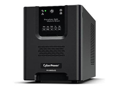 CYBERPOWER  PR1000ELCD Line-Interactive 1000VA/900W  Sinsuwelle AVR LCD Ausgang (8) IEC RS232 USB HID EPO SNMP EnergyStar SMT1000i