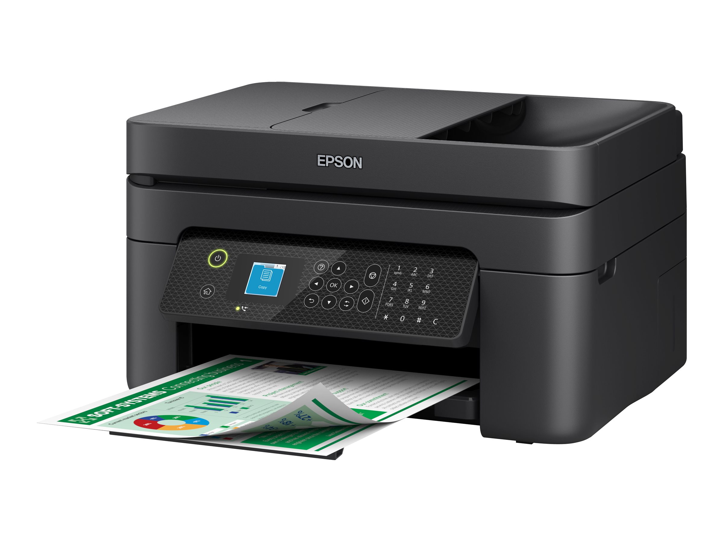 EPSON WorkForce WF-2930DWF 4 in 1 Tintenstrahl-Multifunktionsdrucker schwarz