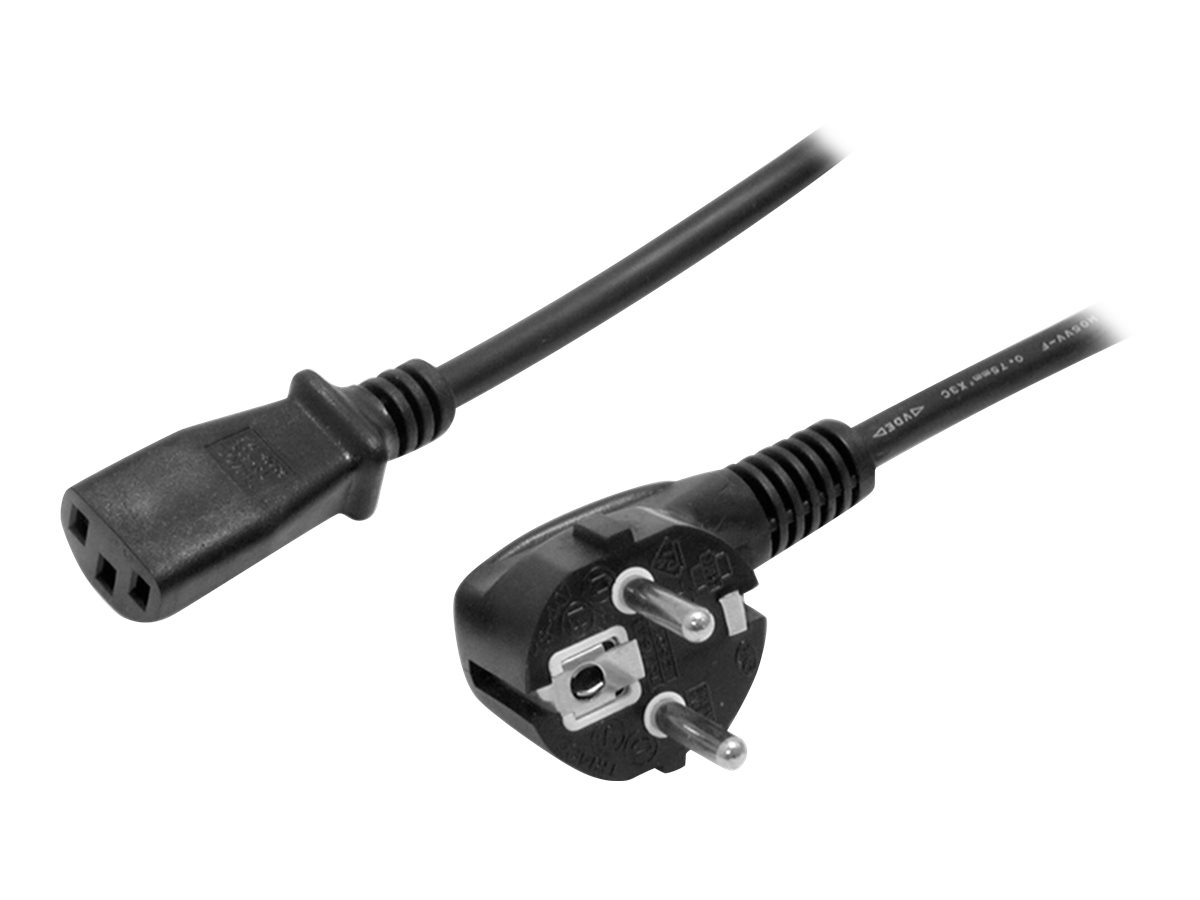 STARTECH.COM 1,8m Schuko Kaltgerätestecker Stromkabel - CEE7 auf IEC320 C13 Netzkabel für Computer STARTECH.COM 1,8m Schuko Kaltgerätestecker Stromkabel - CEE7 auf IEC320 C13 Netzkabel für Computer