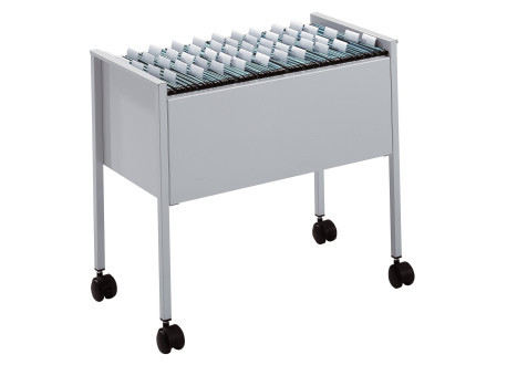 DURABLE Haengemappenwagen Laengs-Registratur grau fuer bis zu 80 Haengemappen DURABLE Haengemappenwagen Laengs-Registratur grau fuer bis zu 80 Haengemappen