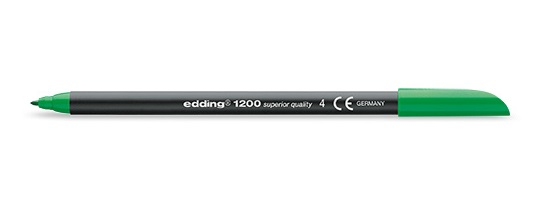 edding 1200 Filzstifte grÃ¼n, 10 St.