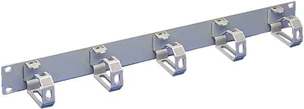 Rittal Rangierpanel 1HE RAL7035 mit 5 Bügeln Kunststoff 70x44mm