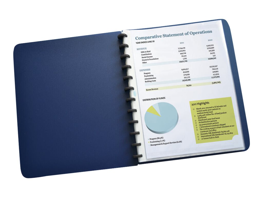 OXFORD Ringmappe manageME! blau OXFORD Ringmappe manageME! blau
