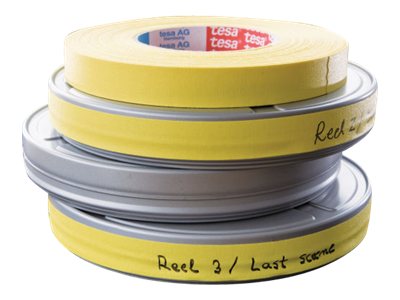 tesa extra Power Perfect Gewebeband gelb 25,0 mm x 50,0 m 1 Rolle