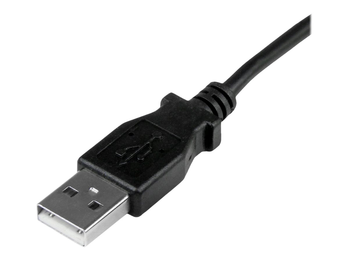 STARTECHCOM 1m Mini USB Cable A to Up Angle Mini B