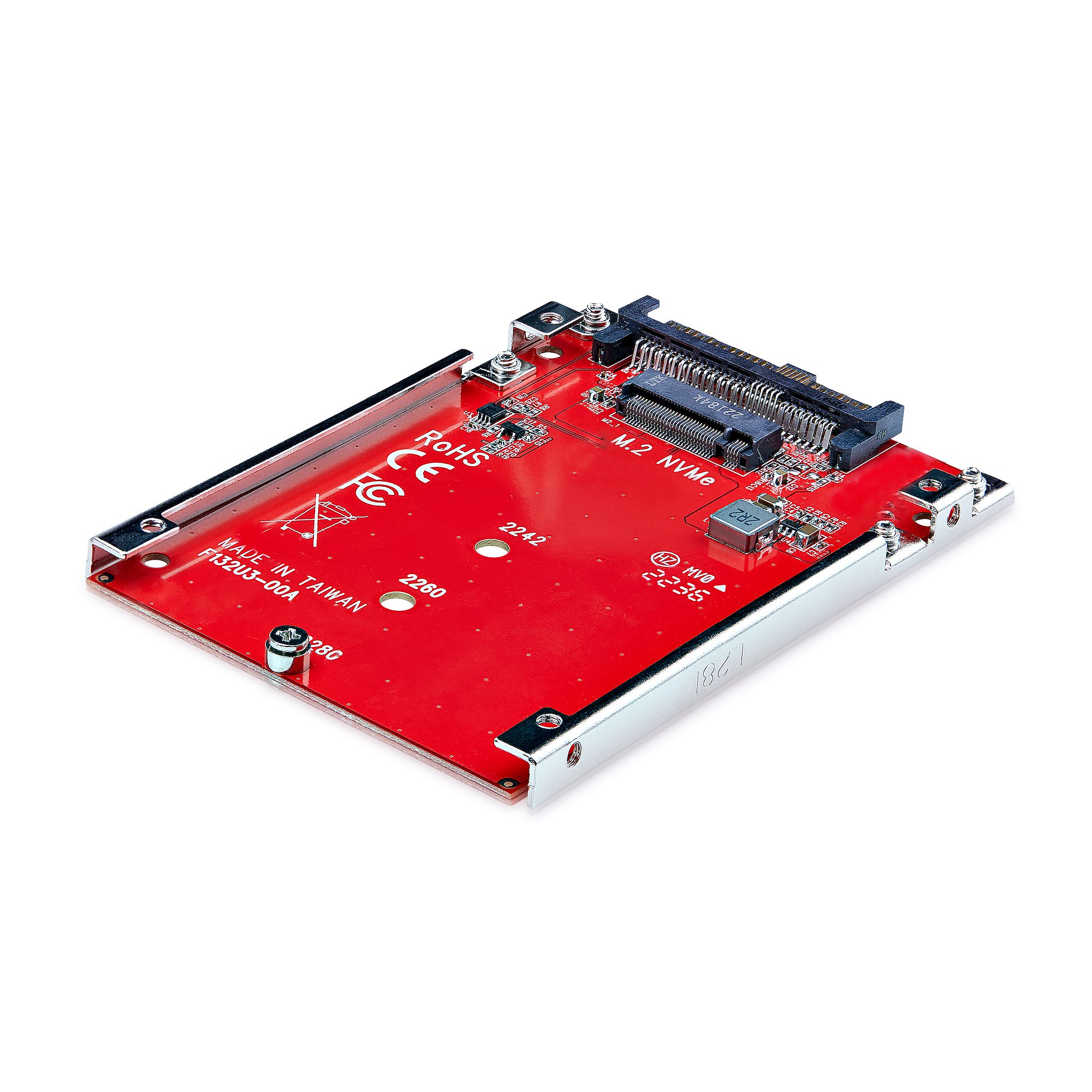 STARTECHCOM M2 auf U3 Adapter fuer M2 NVMe SSD PCIe M2 Laufwerk zu 6,35cm 2,5Zoll U3 SFFTA1001 Konverter M2 Gehaeuse mit U3