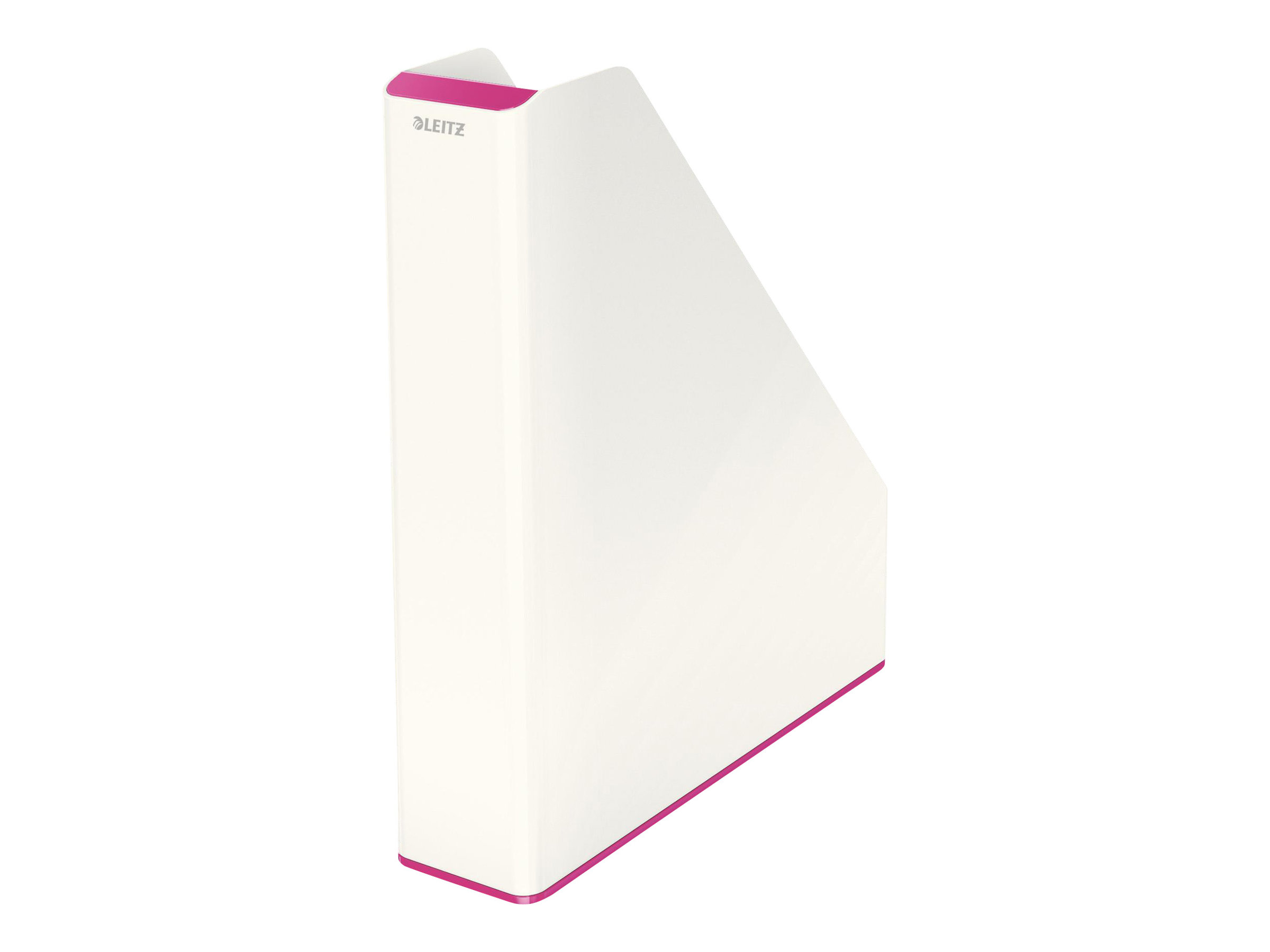 LEITZ Stehsammler WOW Duo Colour 53621023 perlweiss/pink Kunststoff, DIN A4