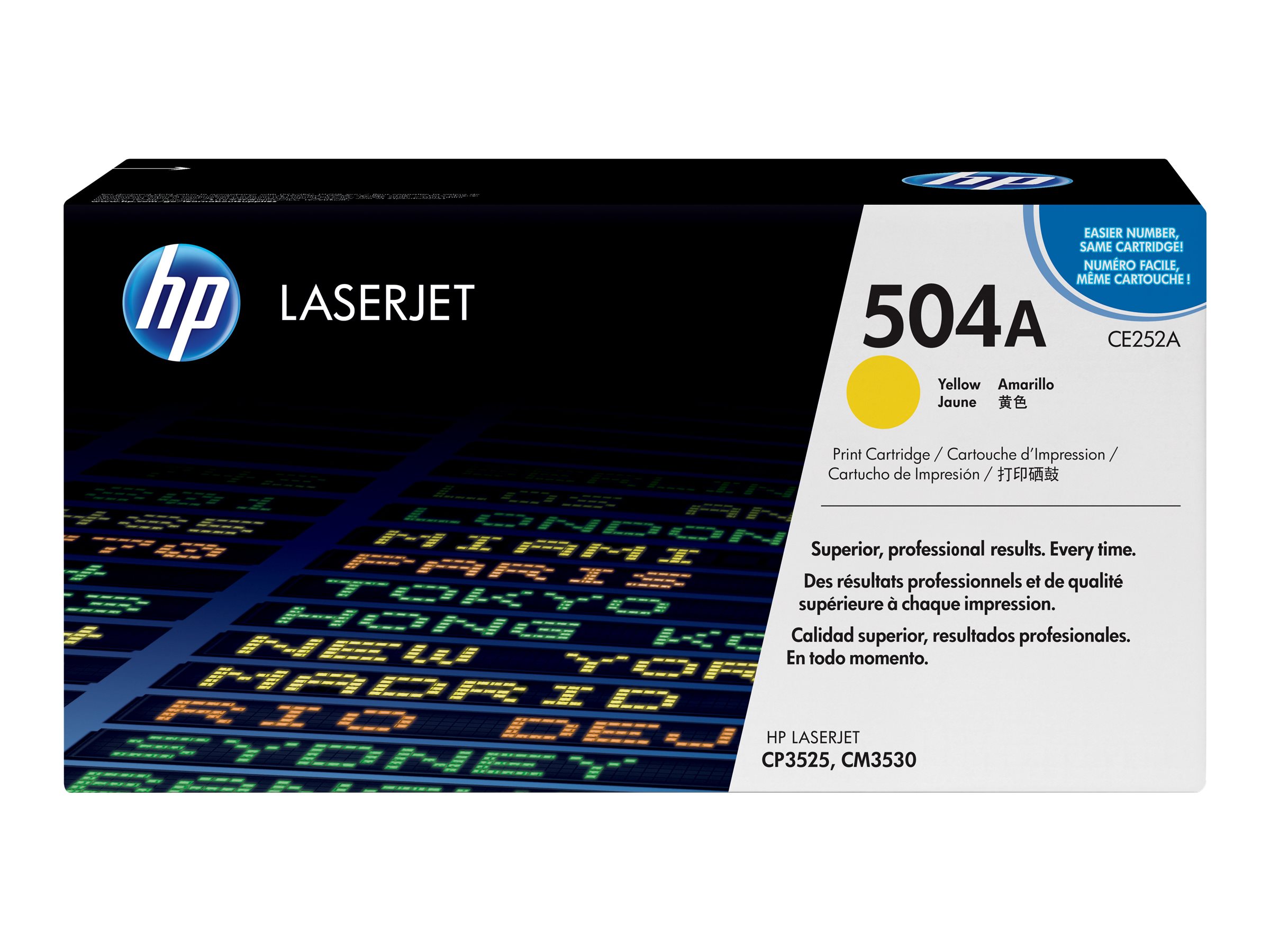 HP 504A (CE252A) gelb Tonerkartusche