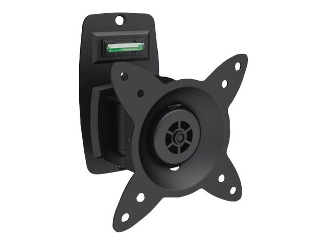 DIGITUS Universal Wandhalterung mit Schwenkfunktion bis 69cm 27Zoll VESA 75x75 100x100 15Grad schwenkb und 360Grad rotierbar black