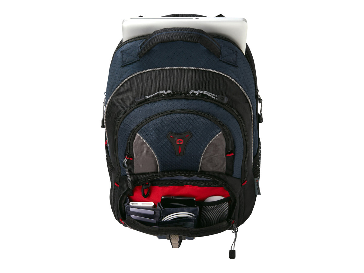 Wenger Cobalt 16 Zoll Laptop-Rucksack mit Triple Protect-Schutz - blau