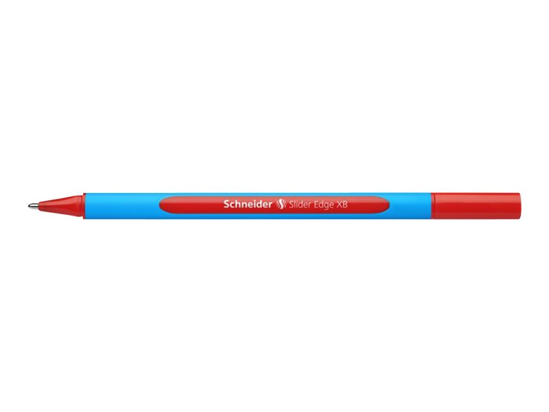 Schneider Kugelschreiber Slider Edge hellblaurot, Schreibfarbe rot, 10 St