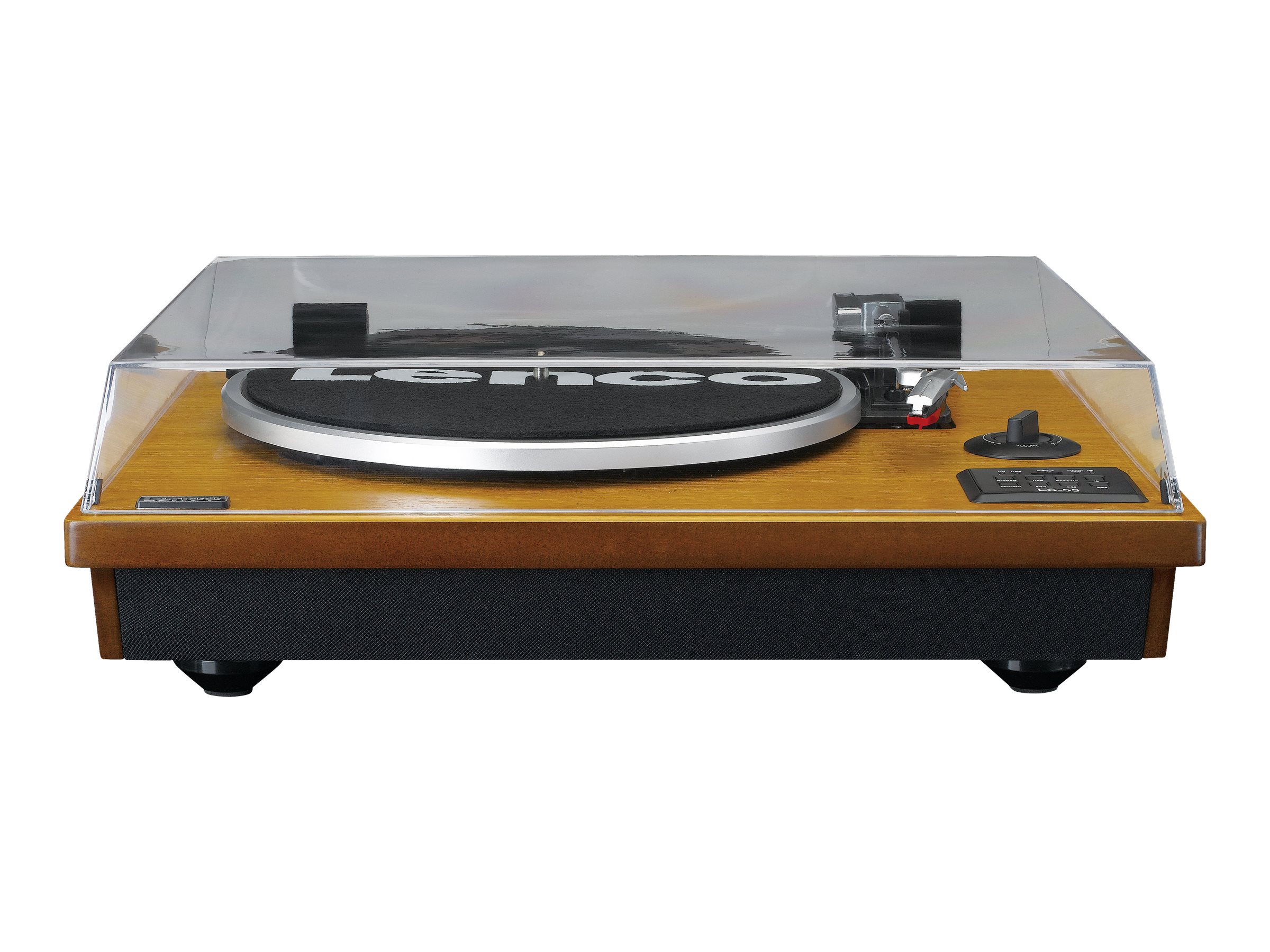 LENCO LS55WA Plattenspieler BT USB MP3 Lautsprecher, Holz