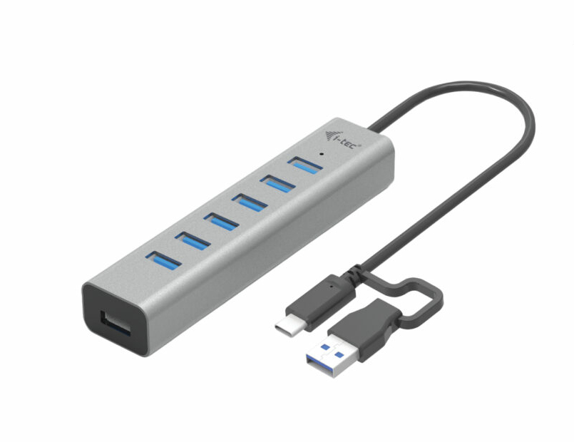 ITEC USBC Charging Metal HUB 7 Port ohne Netzteil
