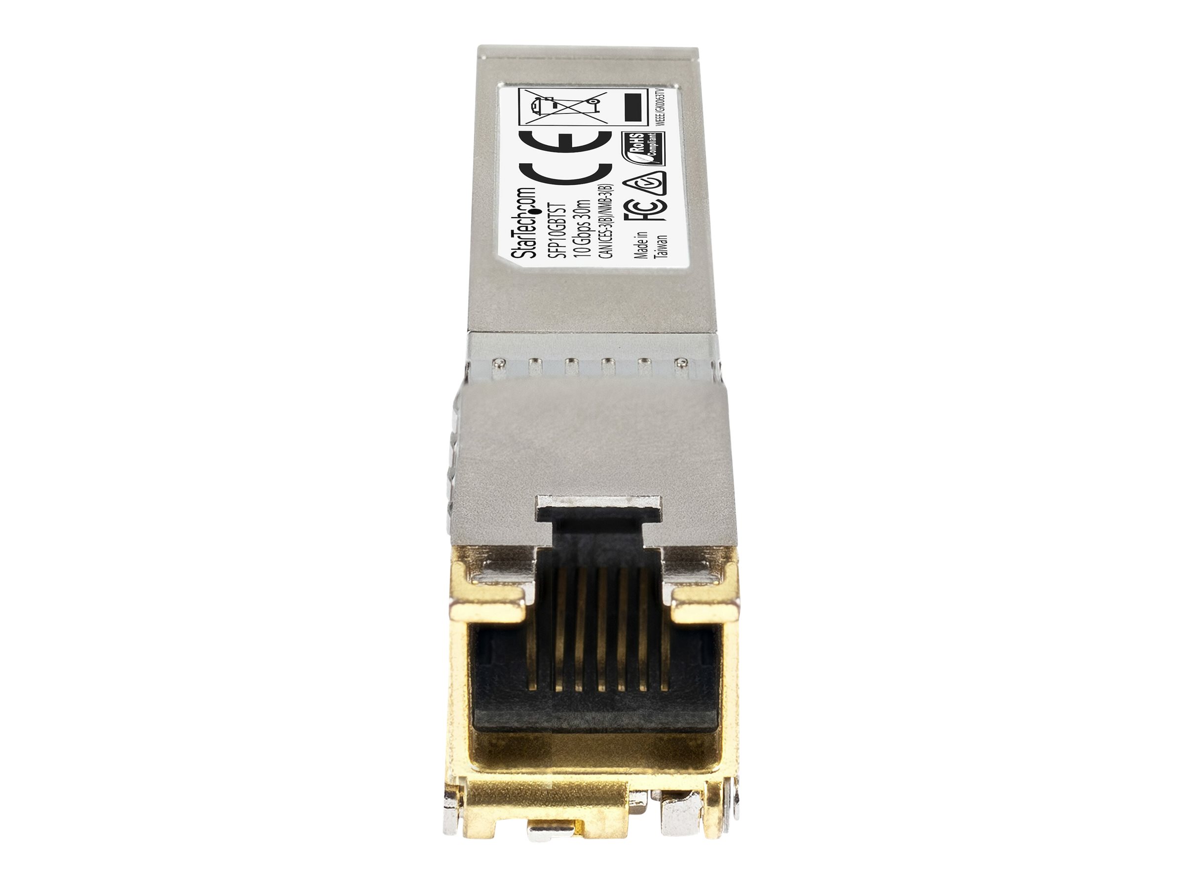 STARTECH.COM Cisco kompatibles SFP+ Transceiver Modul - 10GBASE-T - SFP+ Transceiver - 30 m