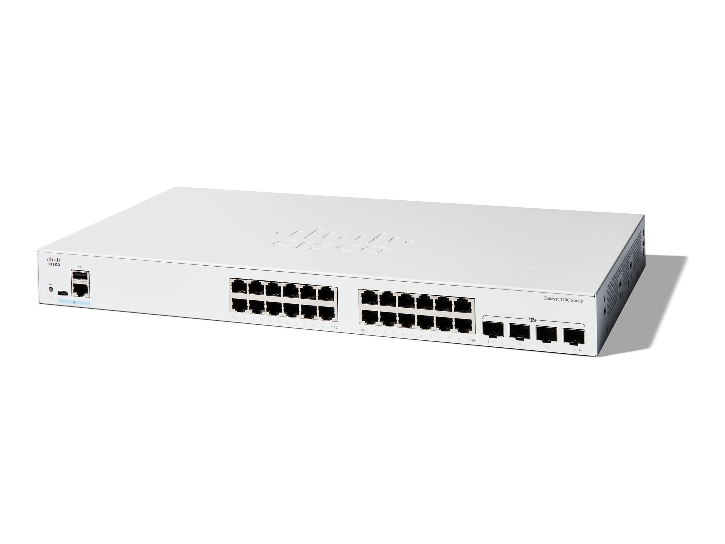 CISCO Catalyst 1200 24-Port Switch / Data-Only / 4 x 10G SFP+ Uplinks