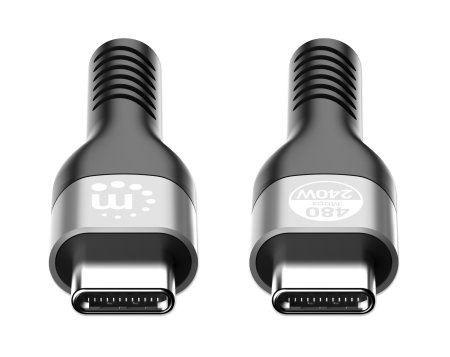 MANHATTAN USB 20 Typ C EPR Ladekabel 240 W PD 31 480 Mbits 2m Power Delivery 31 abwärtskompatibel zu 14010065 W schwarz