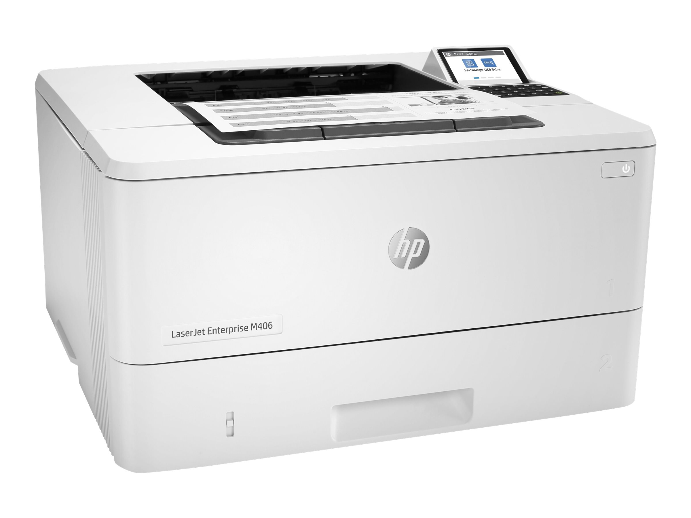 HP LaserJet Enterprise M406dn Laserdrucker weiÃ