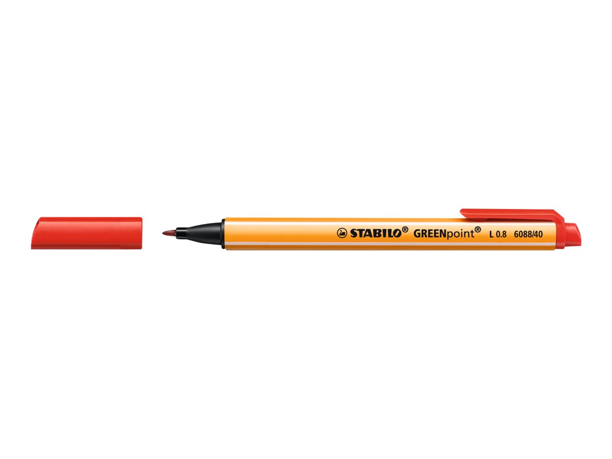 STABILO GREENpoint Filzstift rot, 1 St. STABILO GREENpoint Filzstift rot, 1 St.