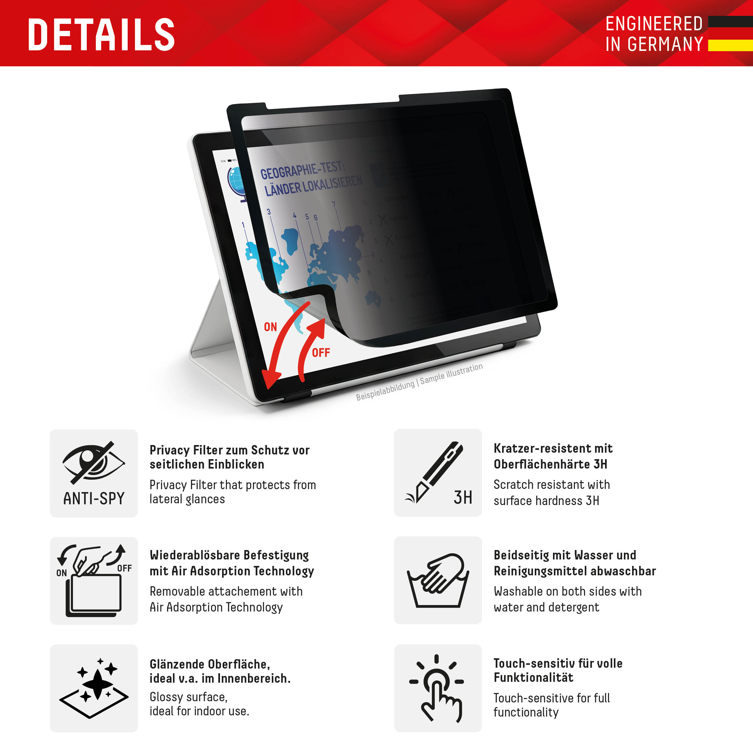 DISPLEX PR Safe iPad 10,910iPad 1125iPad Air1125