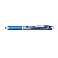Pentel EnerGel BL80-CX Gelschreiber blau/silber, Schreibfarbe: blau, 1 St. Pentel EnerGel BL80-CX Gelschreiber blau/silber, Schreibfarbe: blau, 1 St.