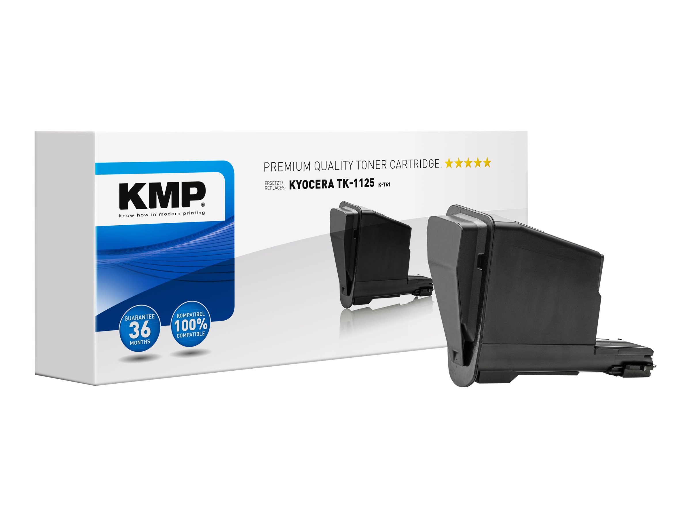 KMP K-T61 schwarz Toner kompatibel zu Kyocera TK-1125 KMP K-T61 schwarz Toner kompatibel zu Kyocera TK-1125