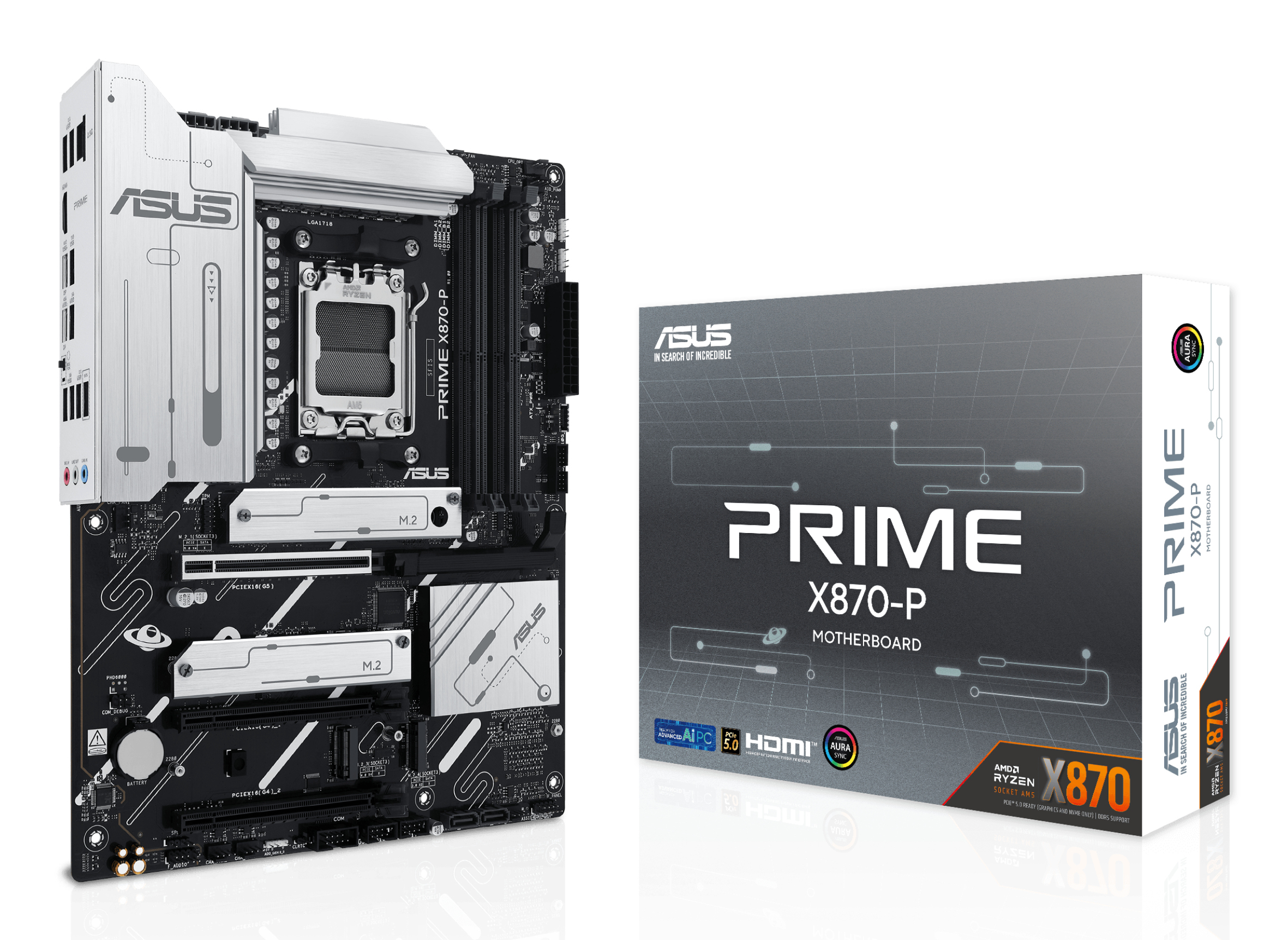 ASUS PRIME X870P AM5 DDR5 ATX MB