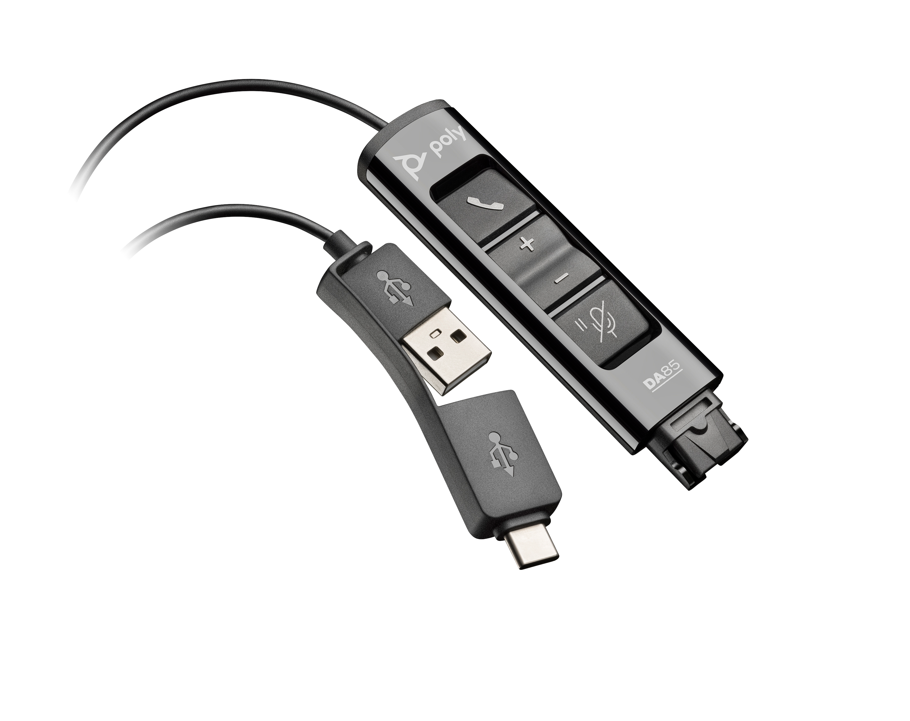 HP Poly DA85 USB to QD Adapter