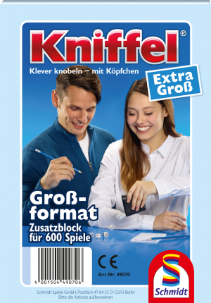 Schmidt Großer Kniffelblock Blau 8 Jahre