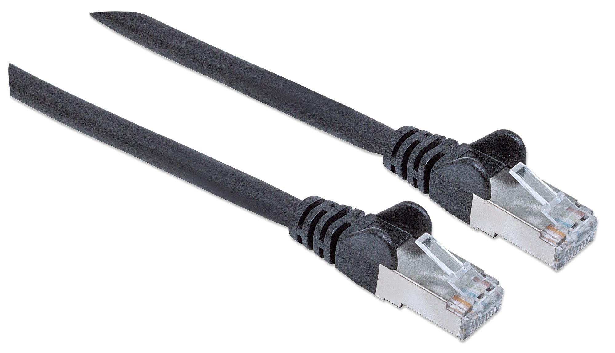 INTELLINET Netzwerkkabel Cat6 SFTP CU LS0H 20m Schwarz RJ45 Stecker RJ45 Stecker Vergoldete Kontakte