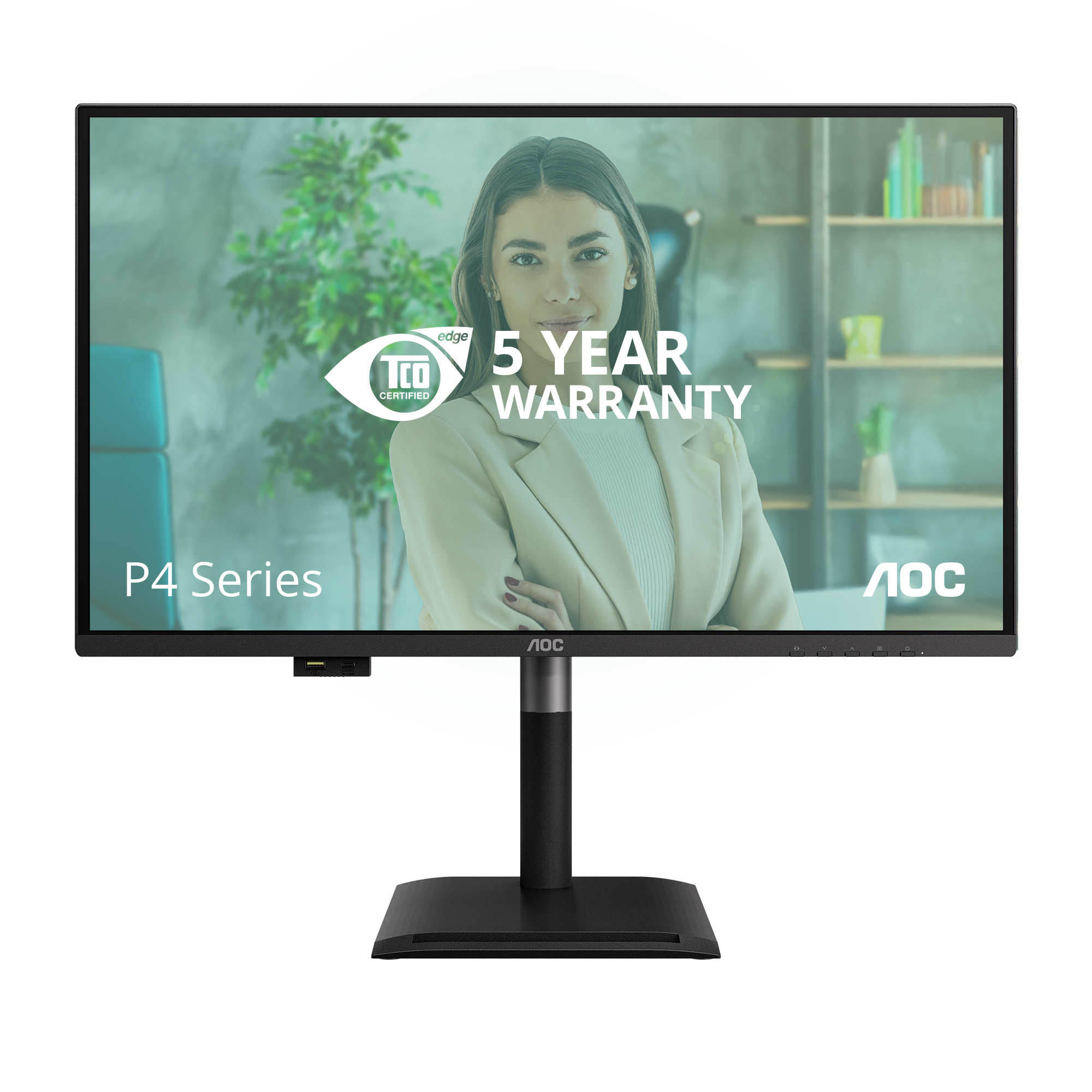 AOC Q27P4U 68,58cm 27Zoll QHD IPS 120Hz 169 2xHDMI 20 DP 14