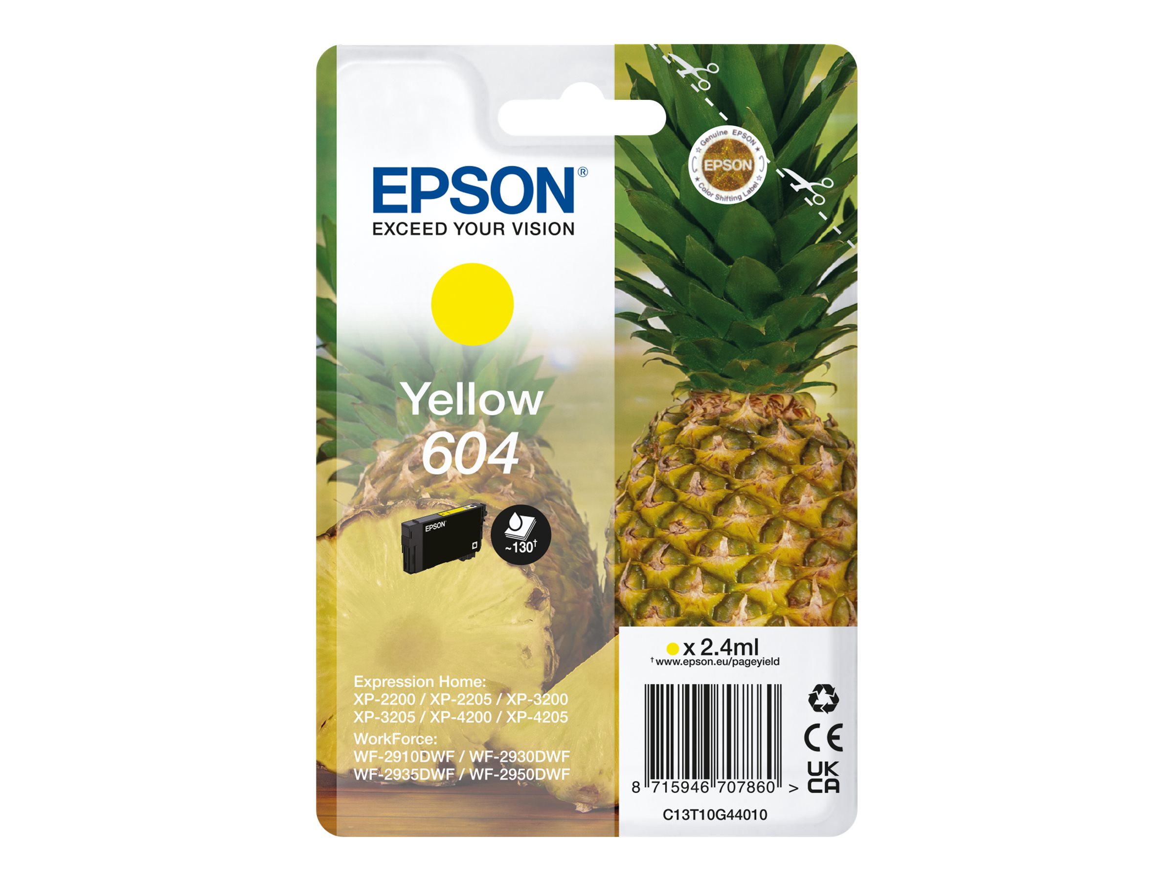 EPSON 604/T10G44  gelb Druckerpatrone